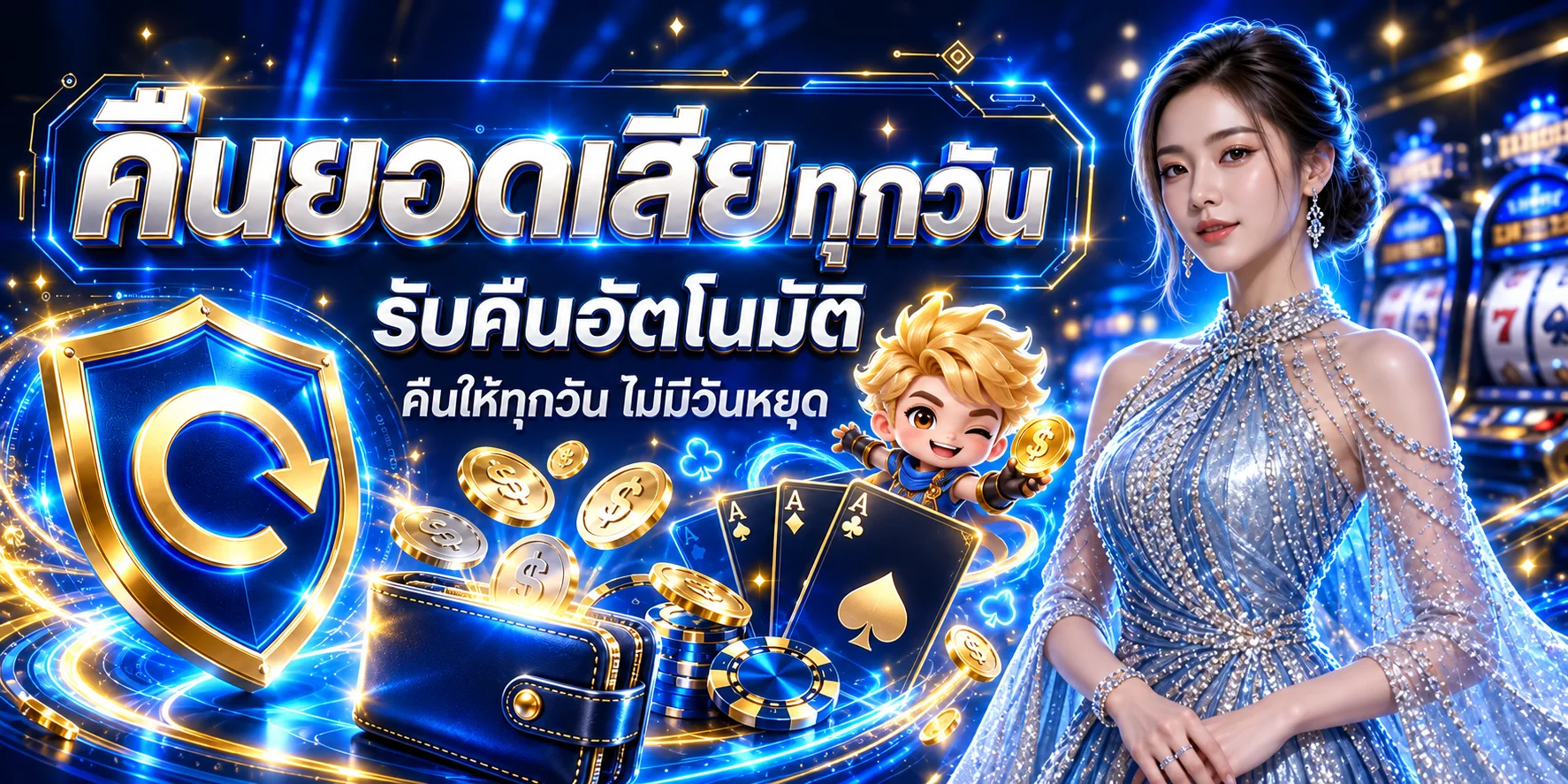แบนเนอร์คืนยอดเสีย K88USA ระบบคืนอัตโนมัติ